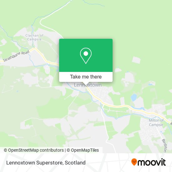 Lennoxtown Superstore map