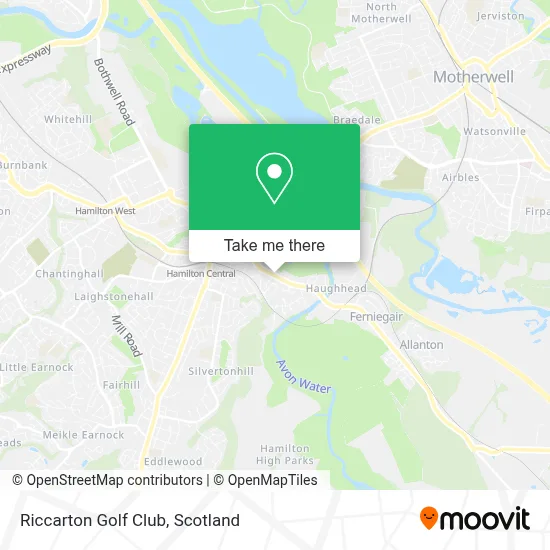 Riccarton Golf Club map