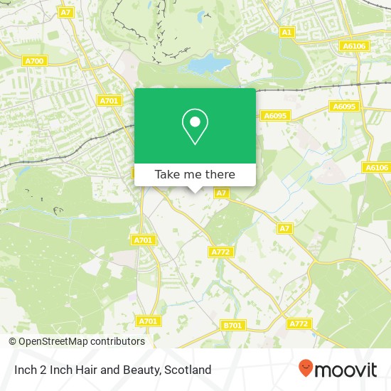 Inch 2 Inch Hair and Beauty map