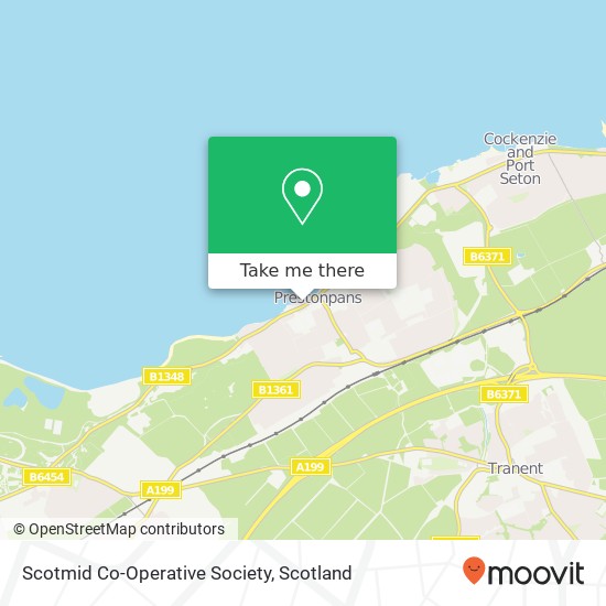 Scotmid Co-Operative Society map