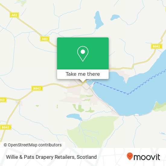 Willie & Pats Drapery Retailers map