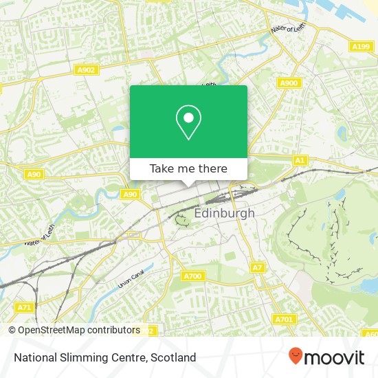National Slimming Centre map