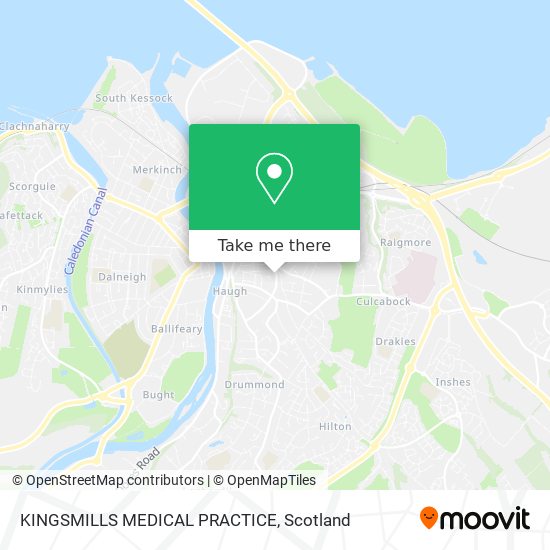 KINGSMILLS MEDICAL PRACTICE map