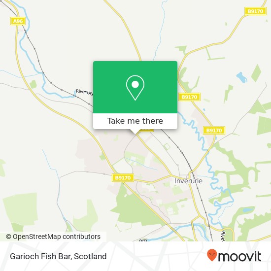 Garioch Fish Bar map