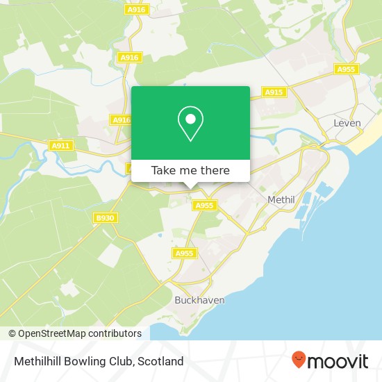 Methilhill Bowling Club map