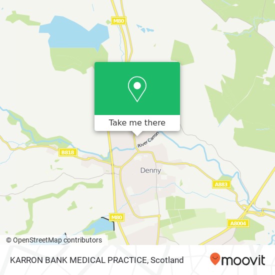 KARRON BANK MEDICAL PRACTICE map