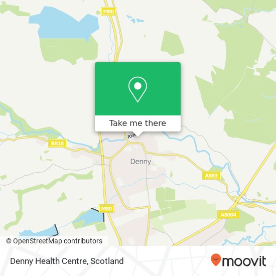 Denny Health Centre map