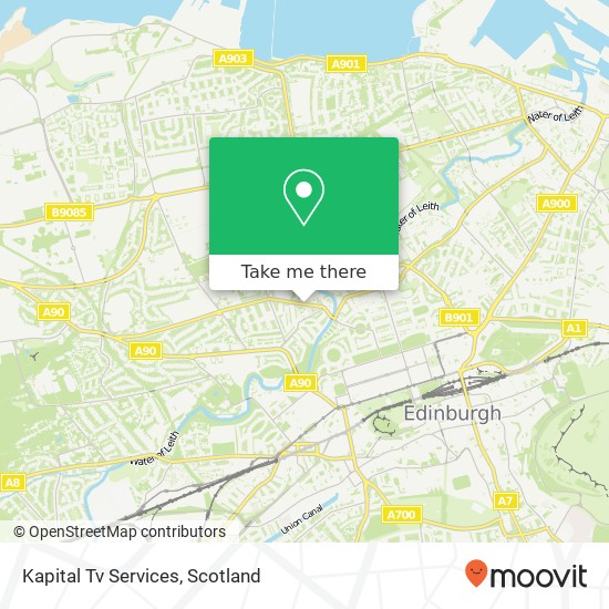 Kapital Tv Services map