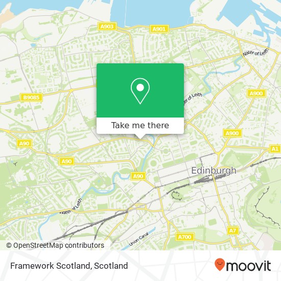 Framework Scotland map