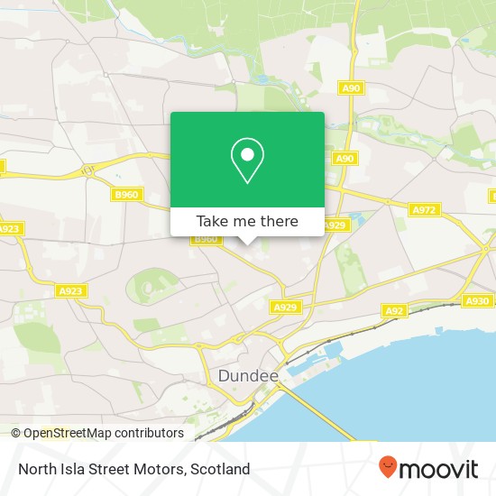 North Isla Street Motors map