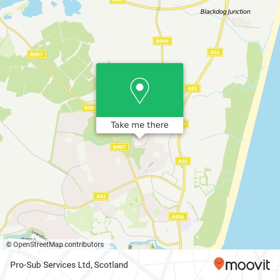 Pro-Sub Services Ltd map
