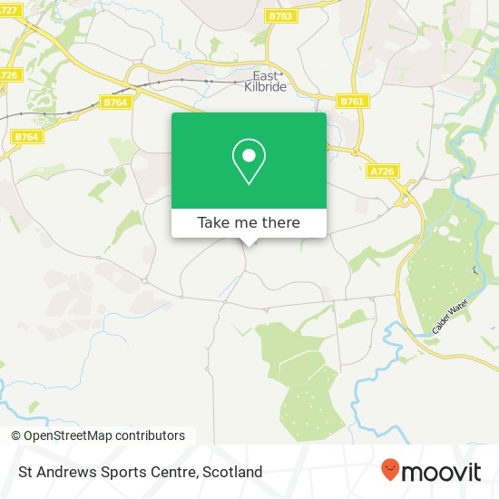St Andrews Sports Centre map