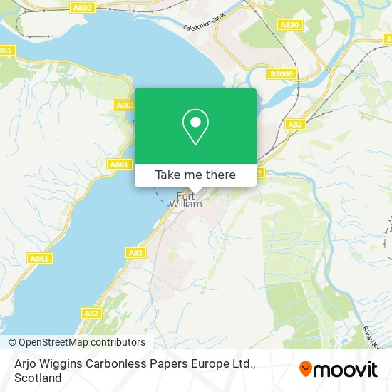 Arjo Wiggins Carbonless Papers Europe Ltd. map