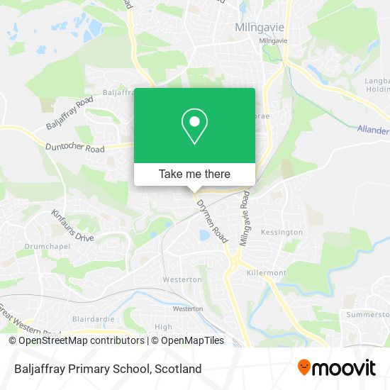 Baljaffray Primary School map