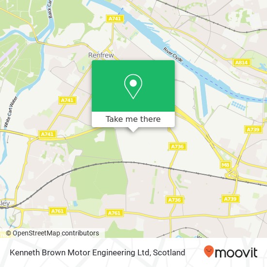 Kenneth Brown Motor Engineering Ltd map