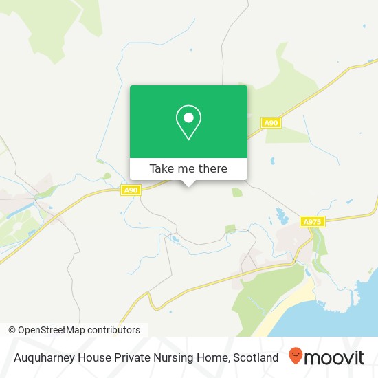 Auquharney House Private Nursing Home map