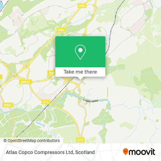 Atlas Copco Compressors Ltd map