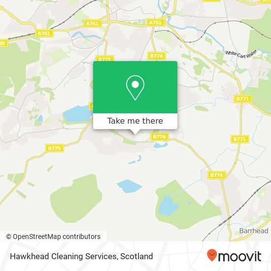 Hawkhead Cleaning Services map