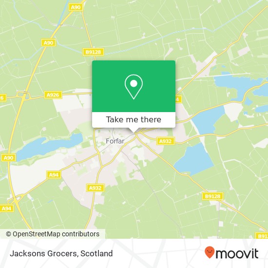 Jacksons Grocers map