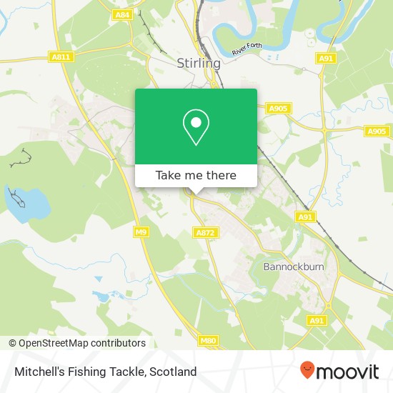 Mitchell's Fishing Tackle map