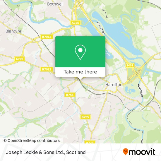 Joseph Leckie & Sons Ltd. map