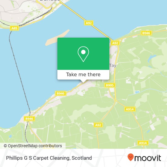 Phillips G S Carpet Cleaning map