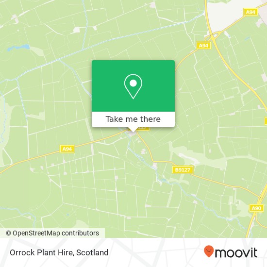 Orrock Plant Hire map