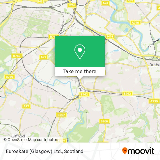 Euroskate (Glasgow) Ltd. map