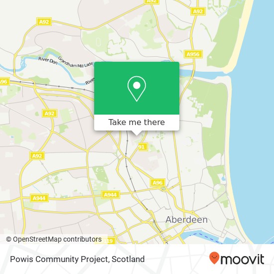 Powis Community Project map