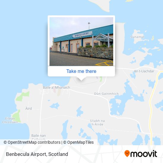 Benbecula Airport map