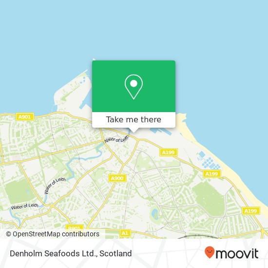 Denholm Seafoods Ltd. map