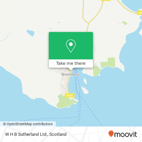 W  H  B  Sutherland Ltd. map