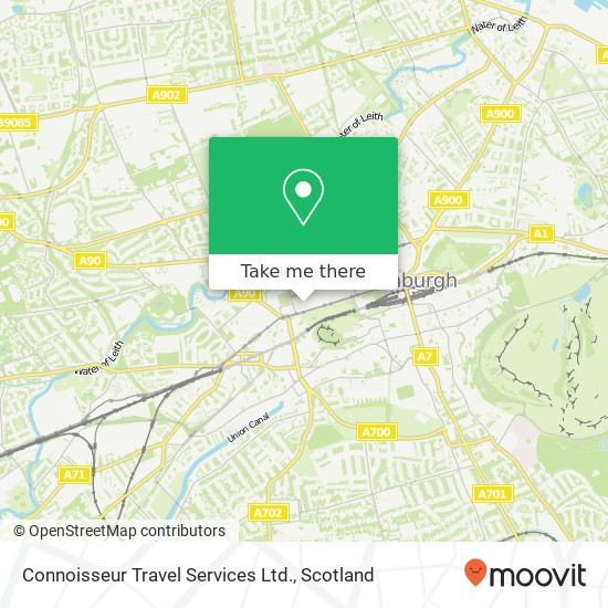 Connoisseur Travel Services Ltd. map