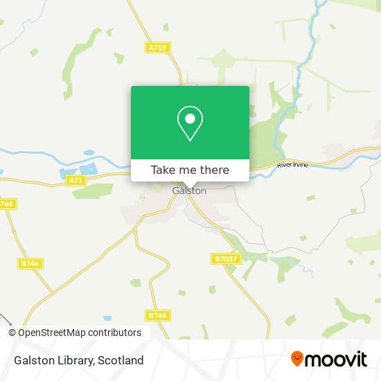 Galston Library map