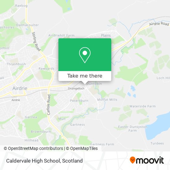 Caldervale High School map