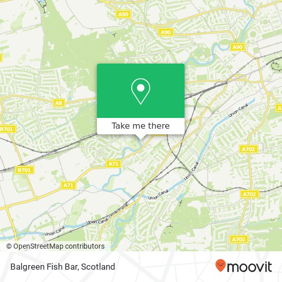Balgreen Fish Bar map