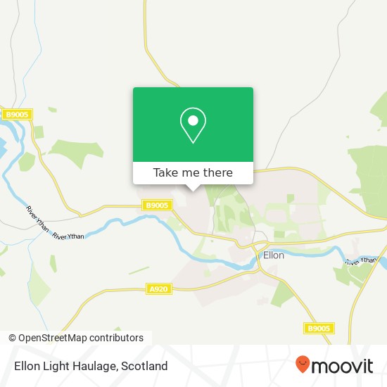 Ellon Light Haulage map