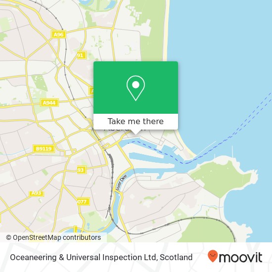 Oceaneering & Universal Inspection Ltd map
