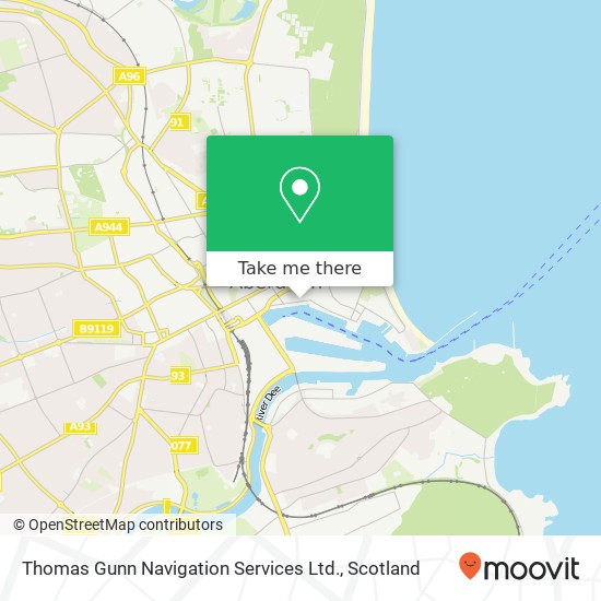 Thomas Gunn Navigation Services Ltd. map