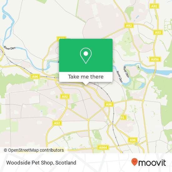 Woodside Pet Shop map