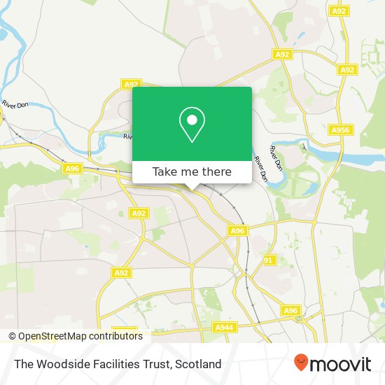 The Woodside Facilities Trust map