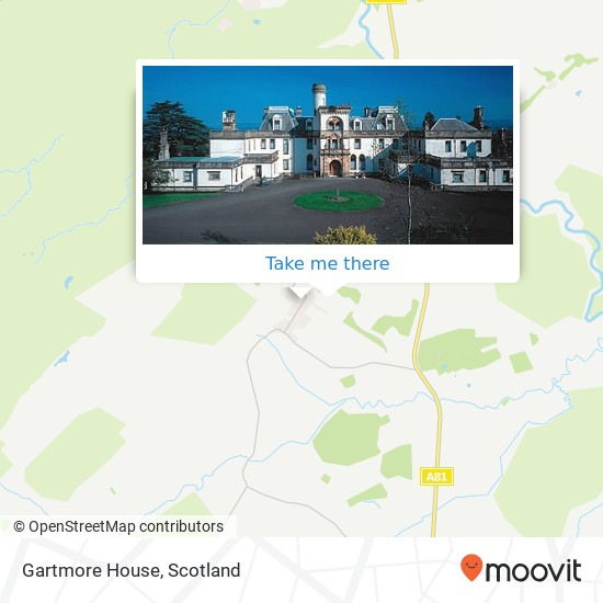 Gartmore House map