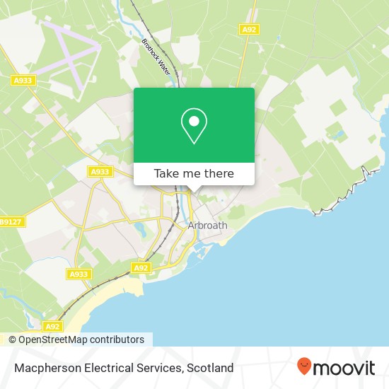 Macpherson Electrical Services map