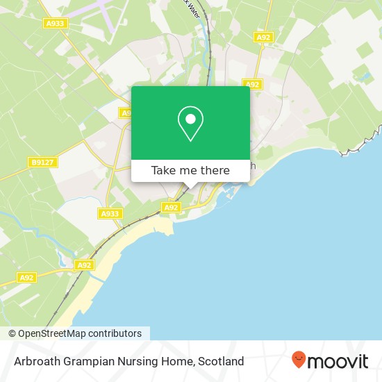Arbroath Grampian Nursing Home map