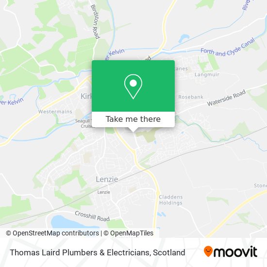 Thomas Laird Plumbers & Electricians map