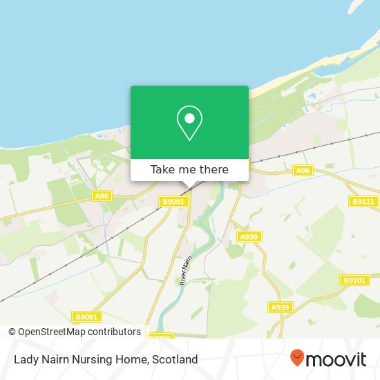 Lady Nairn Nursing Home map