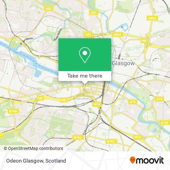 Odeon Glasgow map