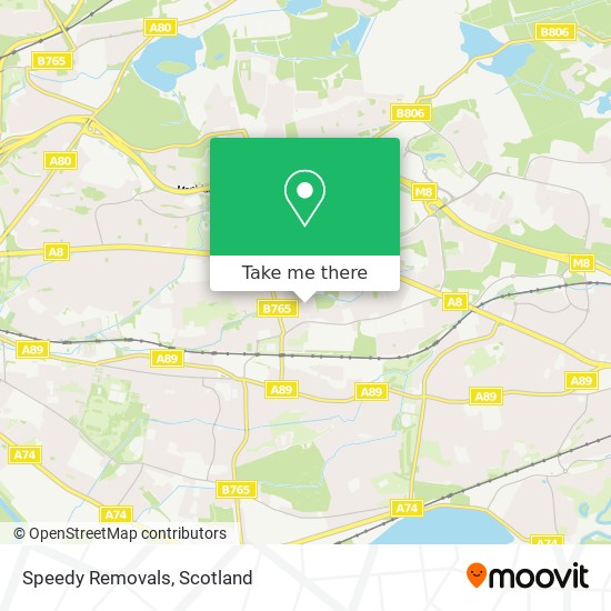 Speedy Removals map