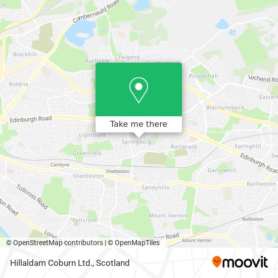 Hillaldam Coburn Ltd. map
