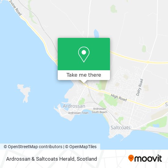 Ardrossan & Saltcoats Herald map